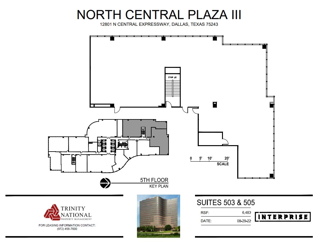 12801 N Central Expy, Dallas, TX à louer Plan d’étage– Image 1 sur 1