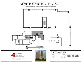 12801 N Central Expy, Dallas, TX à louer Plan d’étage– Image 1 sur 1