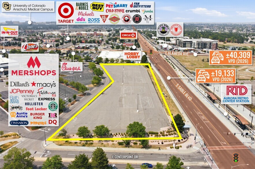 E Alameda & S Sable Ave, Aurora, CO à vendre - Photo de l’immeuble – Image 3 sur 9