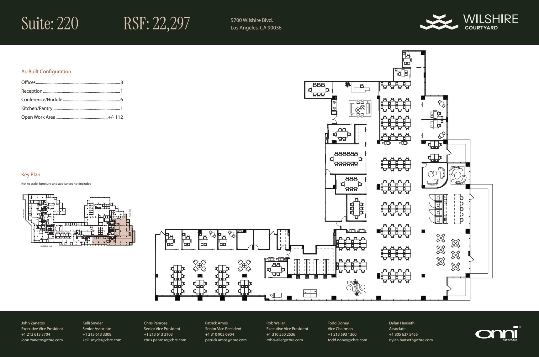 5700 Wilshire Blvd, Los Angeles, CA à louer Plan d’étage– Image 1 sur 1