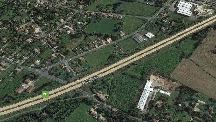 Terrain dans Tournus à vendre - Aérien – Image 2 sur 2