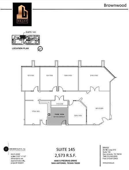 4440 S Piedras Dr, San Antonio, TX à vendre - Plan d’étage – Image 2 sur 3