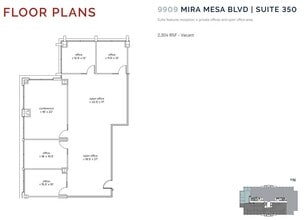 9909 Mira Mesa Blvd, San Diego, CA à louer Plan d’étage– Image 1 sur 1
