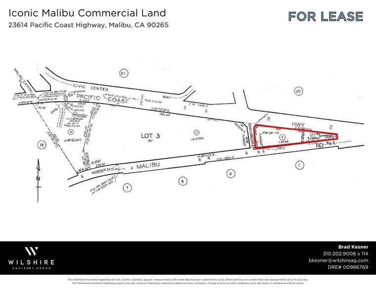 23614 Pacific Coast Hwy, Malibu, CA à louer - Plan cadastral – Image 2 sur 2