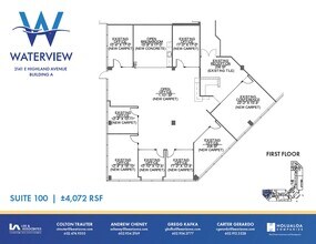 2141 E Highland Ave, Phoenix, AZ à louer Plan d’étage– Image 1 sur 1