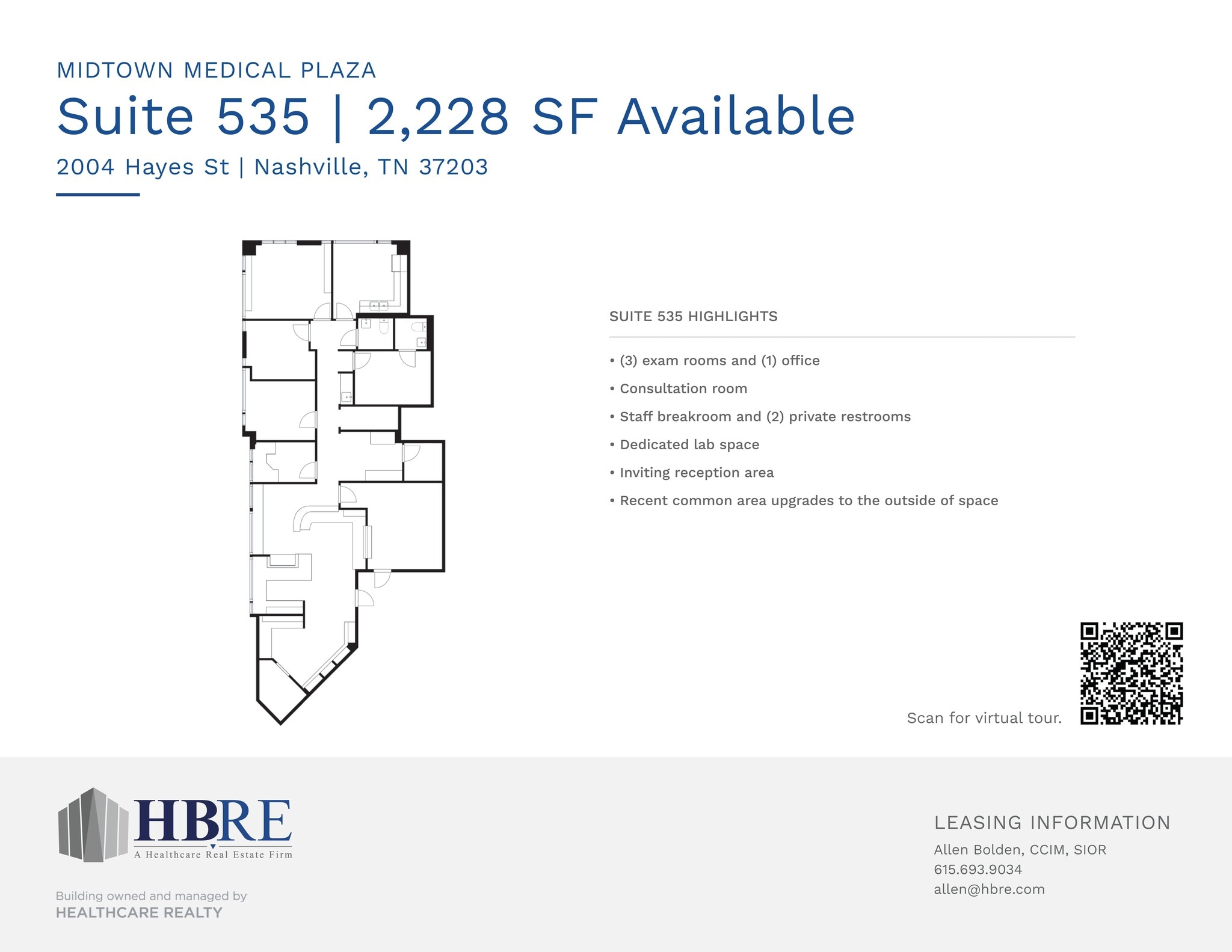2004 Hayes St, Nashville, TN à louer Plan de site– Image 1 sur 1