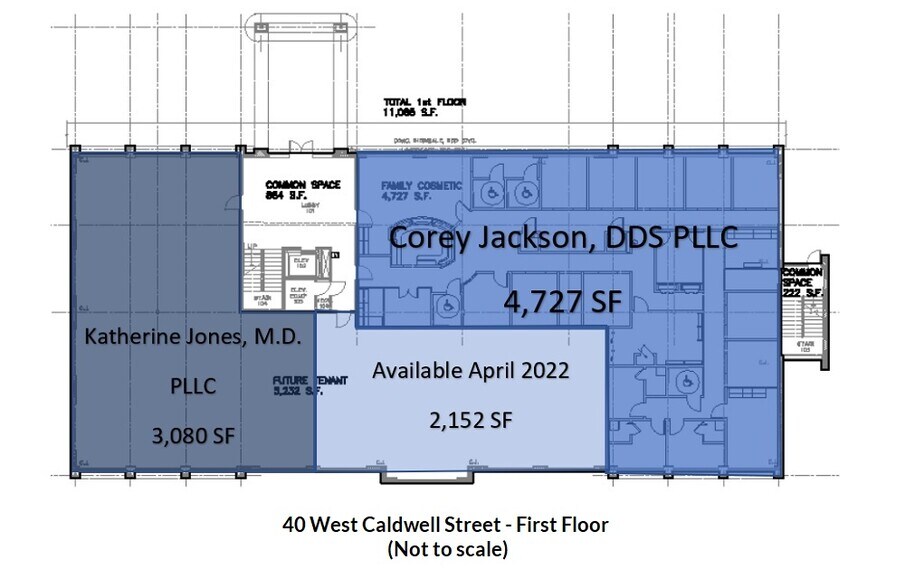 40 W Caldwell St, Mount Juliet, TN à louer - Plan d’étage – Image 2 sur 8