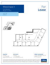 3000 Wilcrest Dr, Houston, TX à louer Plan d’étage– Image 1 sur 2