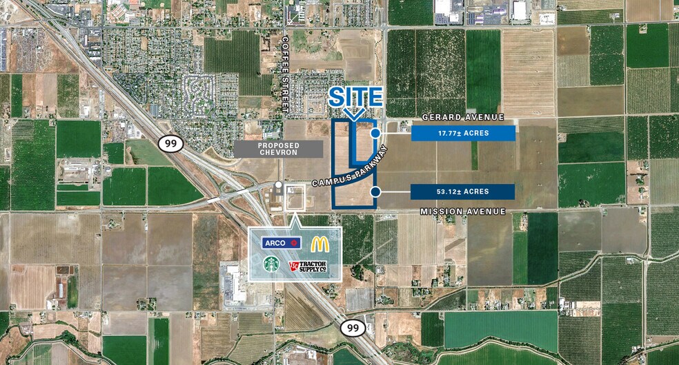 Merced Gateway, Merced, CA à vendre - Photo de l’immeuble – Image 1 sur 1