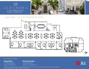 2 Alhambra Plz, Coral Gables, FL à louer Plan d’étage– Image 1 sur 33