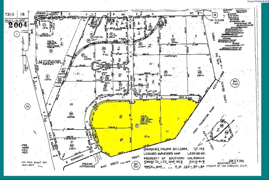 1500 Hughes Way, Long Beach, CA à louer - Plan cadastral – Image 2 sur 9