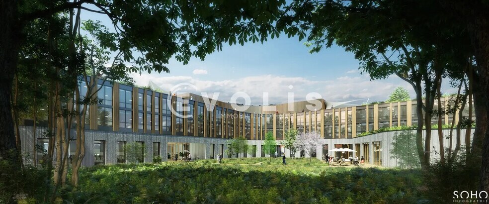 1 Rue Albert Einstein, Champs-sur-Marne à louer - Photo de l’immeuble – Image 1 sur 3