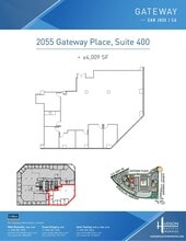 2033 Gateway Pl, San Jose, CA à louer Plan d’étage– Image 1 sur 1