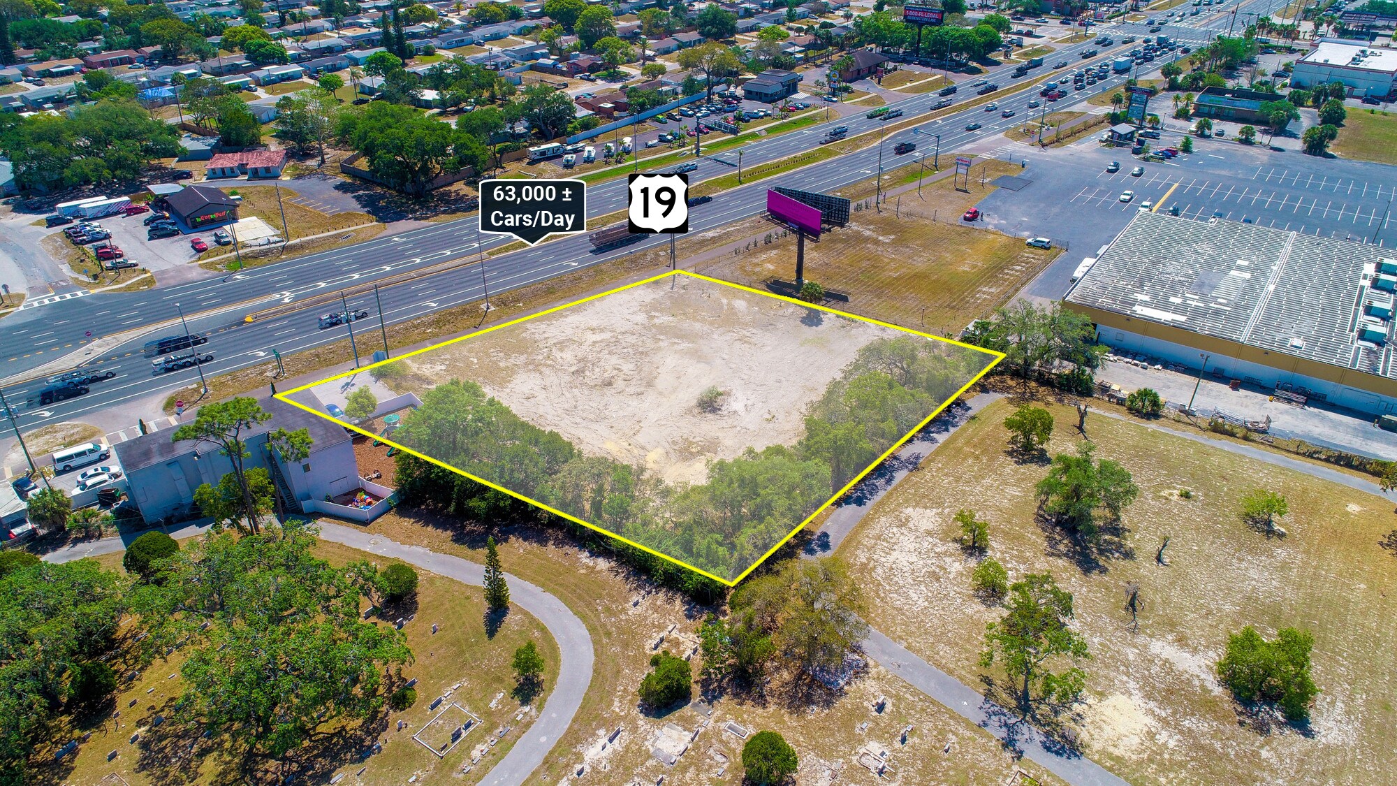 3705 US Highway 19, New Port Richey, FL à vendre Aérien– Image 1 sur 7