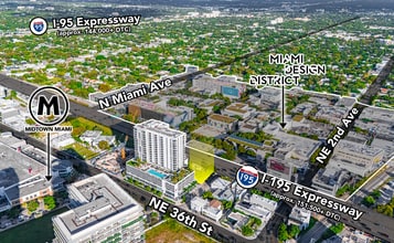 3630 NE 1st Ct, Miami, FL - VUE AÉRIENNE vue de carte - Image1