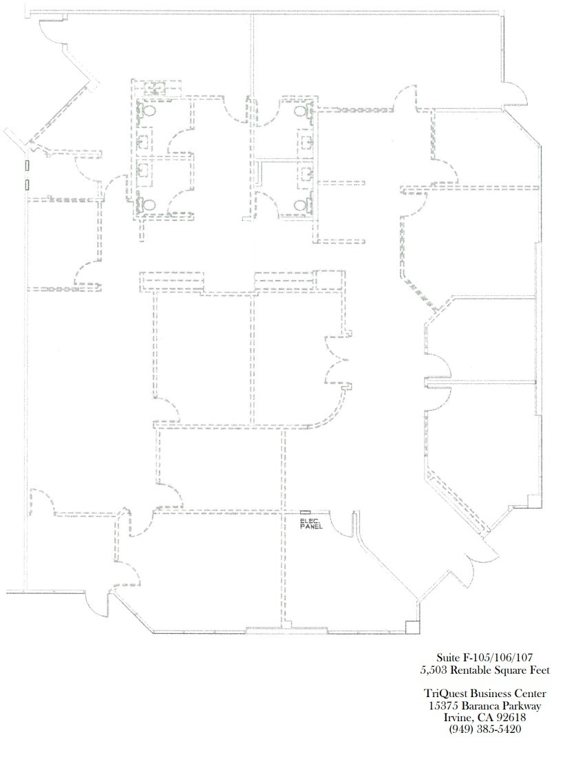 15375 Barranca Pky, Irvine, CA à louer Plan d’étage– Image 1 sur 1