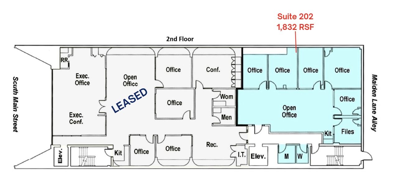 195 S Main St, Akron, OH à louer Plan d’étage– Image 1 sur 1