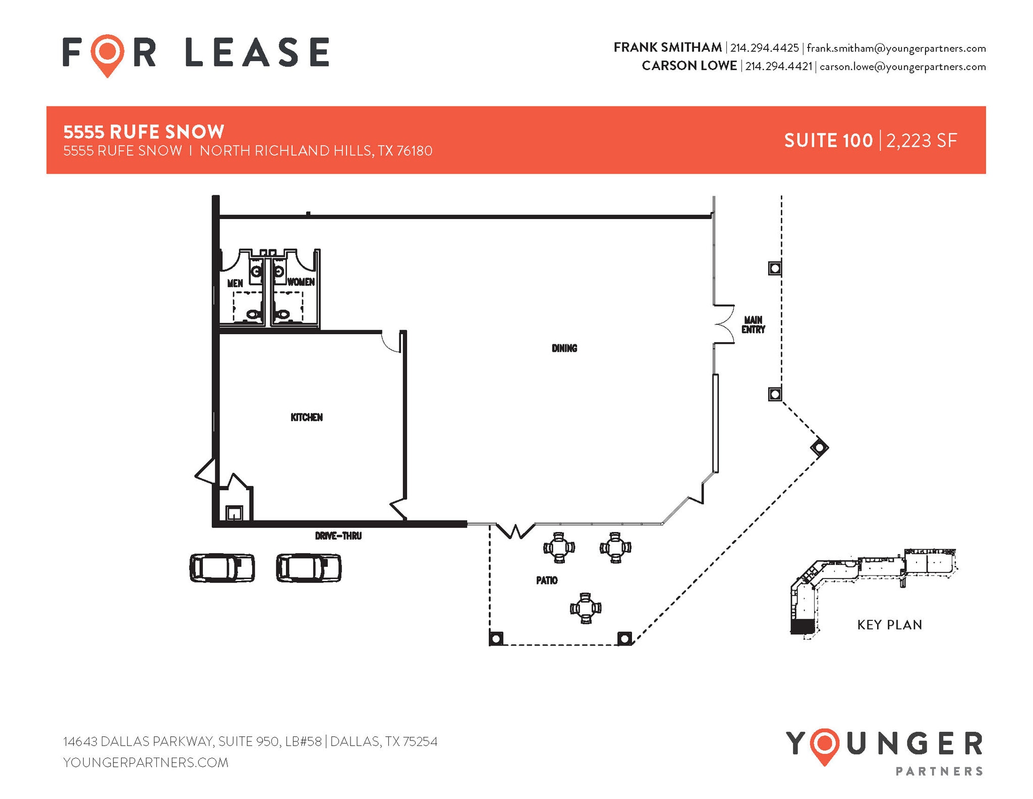 5555 Rufe Snow Dr, North Richland Hills, TX à louer Plan d’étage– Image 1 sur 2