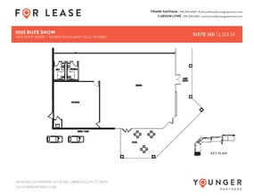 5555 Rufe Snow Dr, North Richland Hills, TX à louer Plan d’étage– Image 1 sur 2