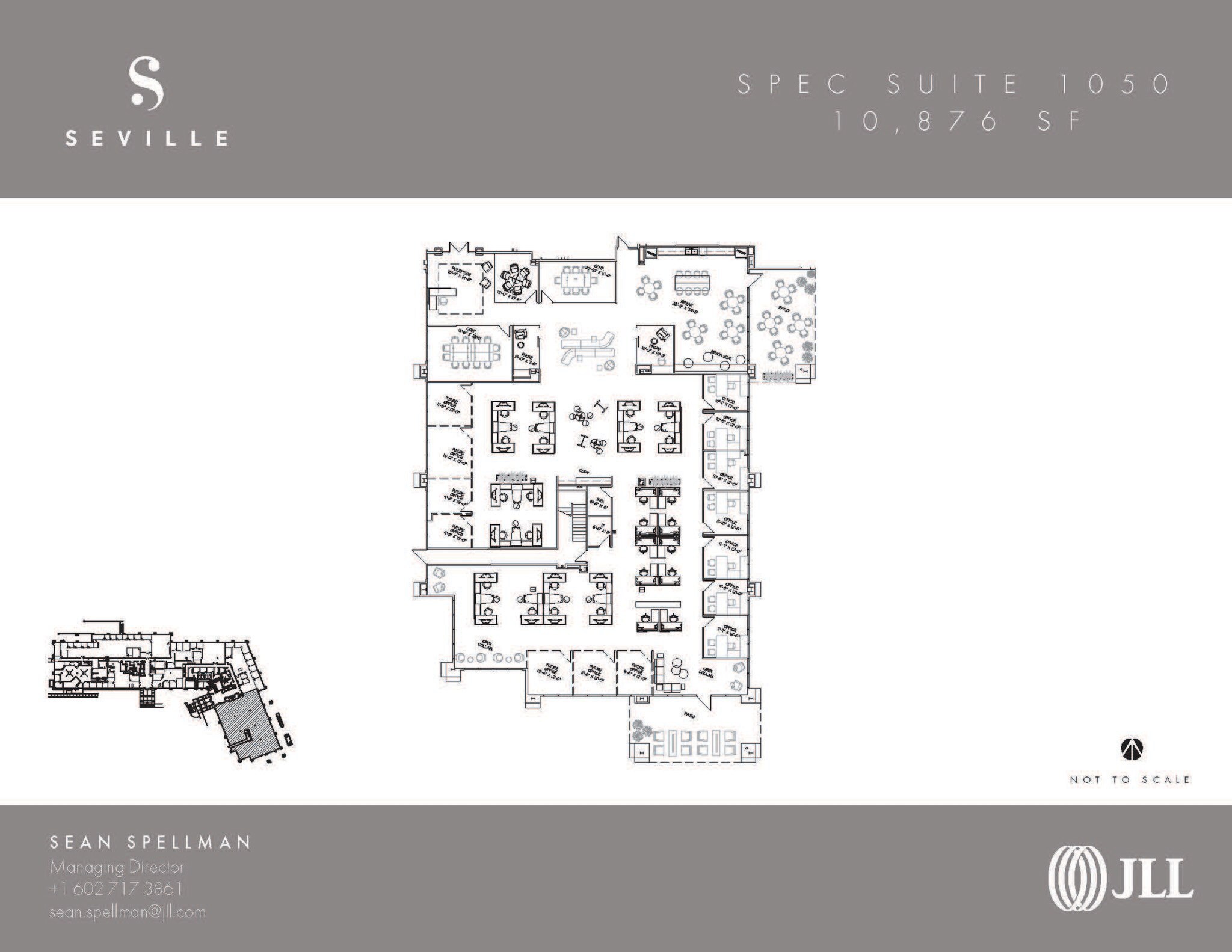 7001 N Scottsdale Rd, Scottsdale, AZ à louer Plan d’étage– Image 1 sur 2