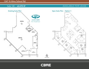 1347 N Alma School Rd, Chandler, AZ à vendre Plan d’étage– Image 1 sur 4