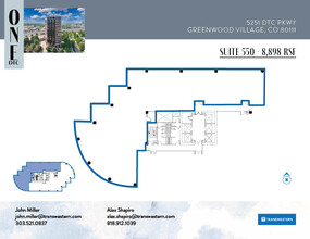 5251 Dtc Pky, Greenwood Village, CO à louer Plan d’étage– Image 1 sur 1