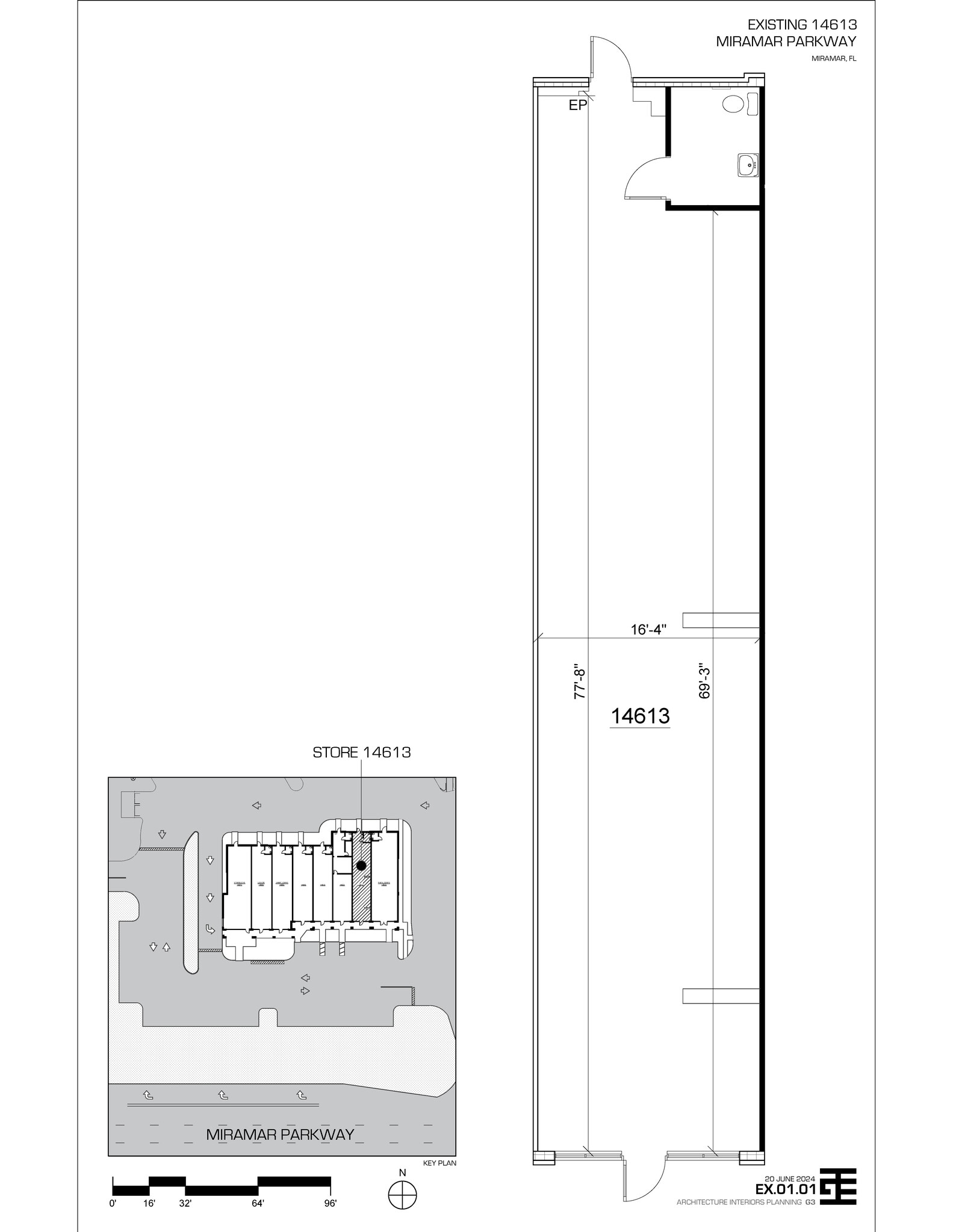 14603-14673 Miramar Pky, Miramar, FL à louer Plan d’étage– Image 1 sur 1
