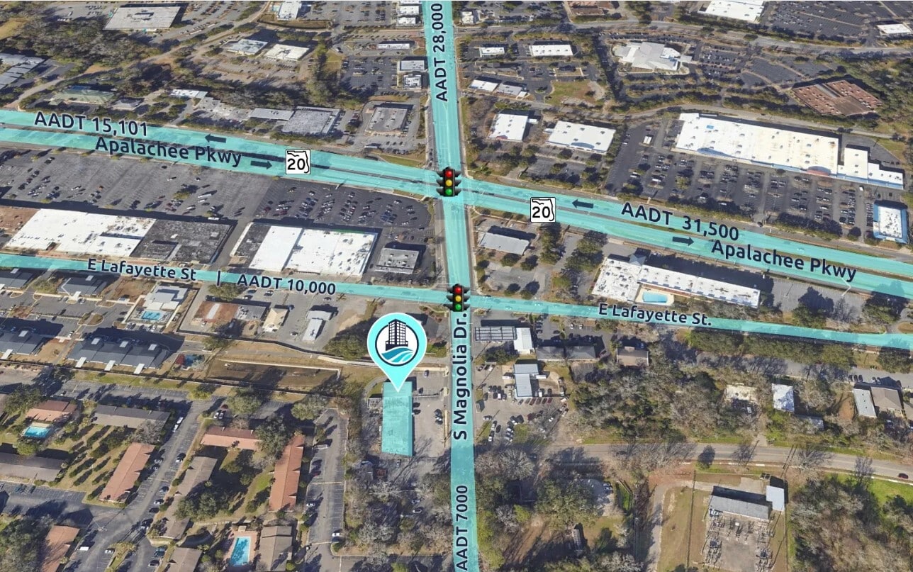 1014-1024 S Magnolia Dr, Tallahassee, FL à louer Aérien– Image 1 sur 5