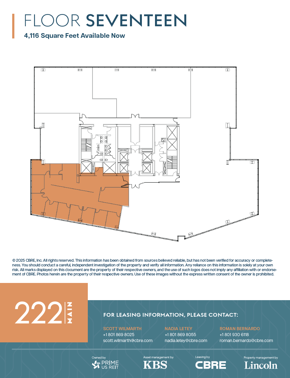 222 S Main St, Salt Lake City, UT à louer Plan d’étage– Image 1 sur 1