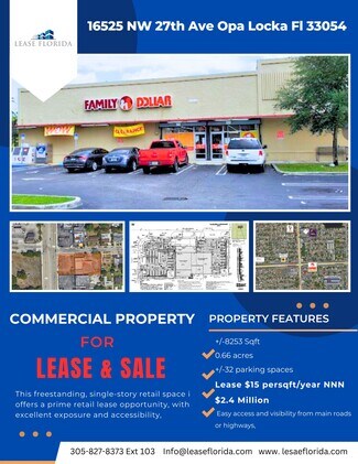 Plus de détails pour 16525 NW 27th Ave, Miami Gardens, FL - Local commercial à louer