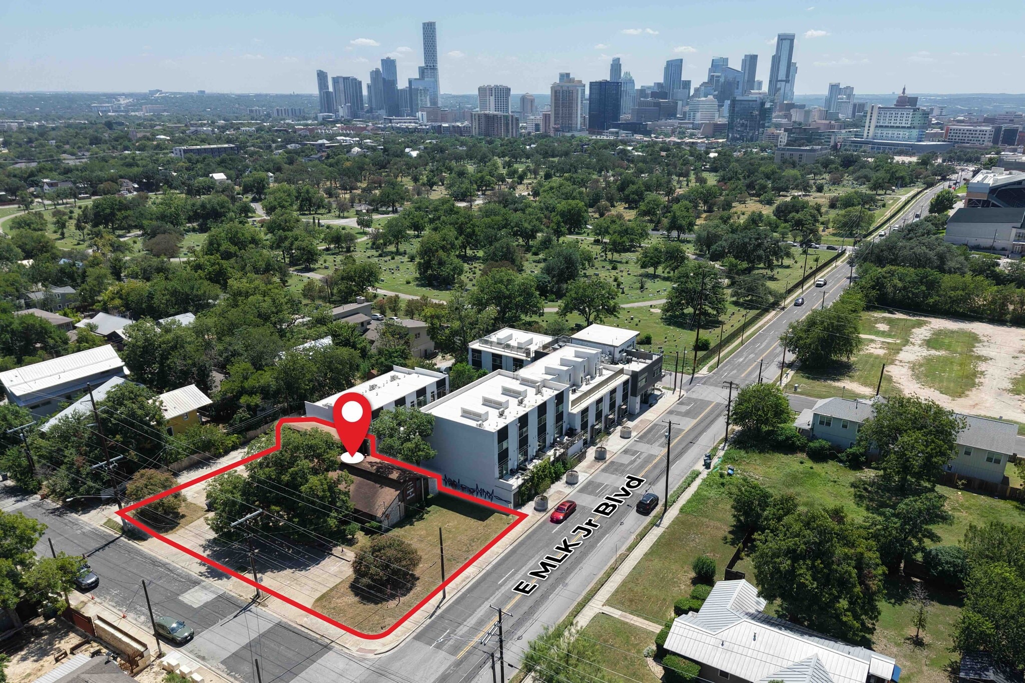 1709 E Martin Luther King Jr Blvd, Austin, TX à vendre Aérien– Image 1 sur 12