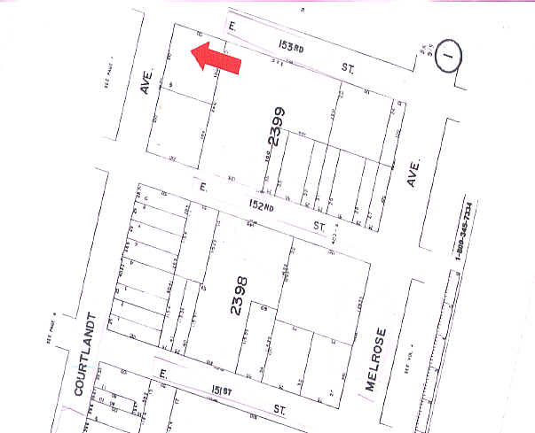 652-666 Courtlandt Ave, Bronx, NY à louer - Plan cadastral – Image 2 sur 10