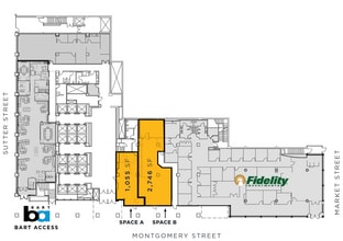 44 Montgomery St, San Francisco, CA à louer Plan d’étage– Image 1 sur 1