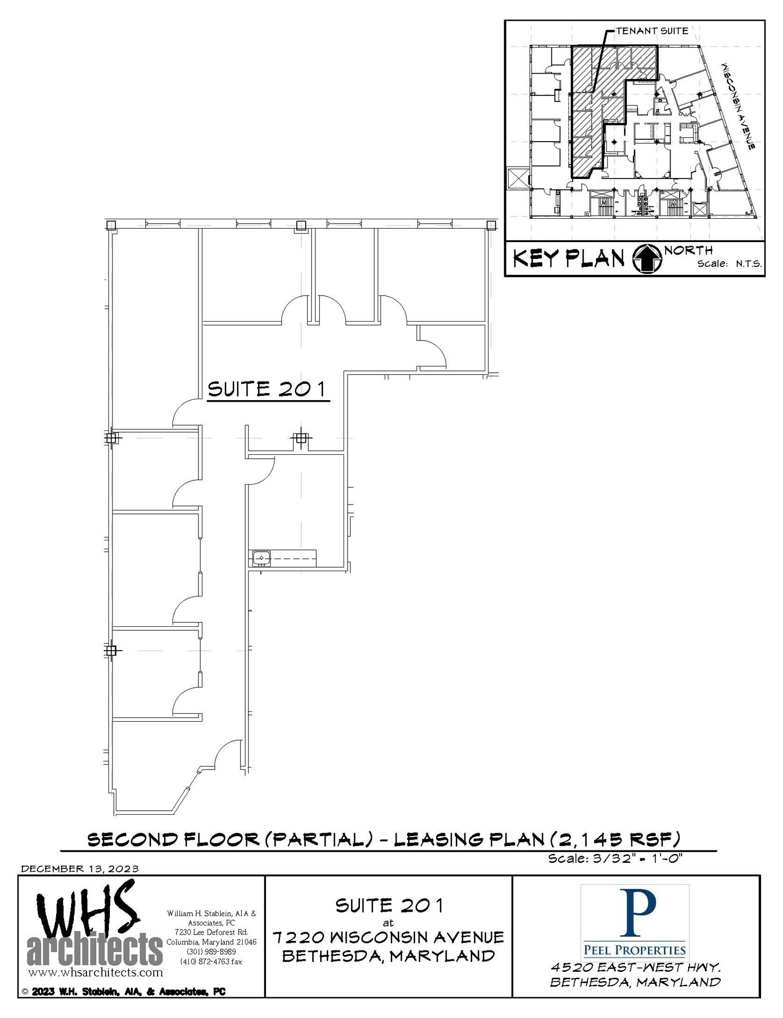 7220 Wisconsin Ave, Bethesda, MD à louer Plan d’étage– Image 1 sur 1