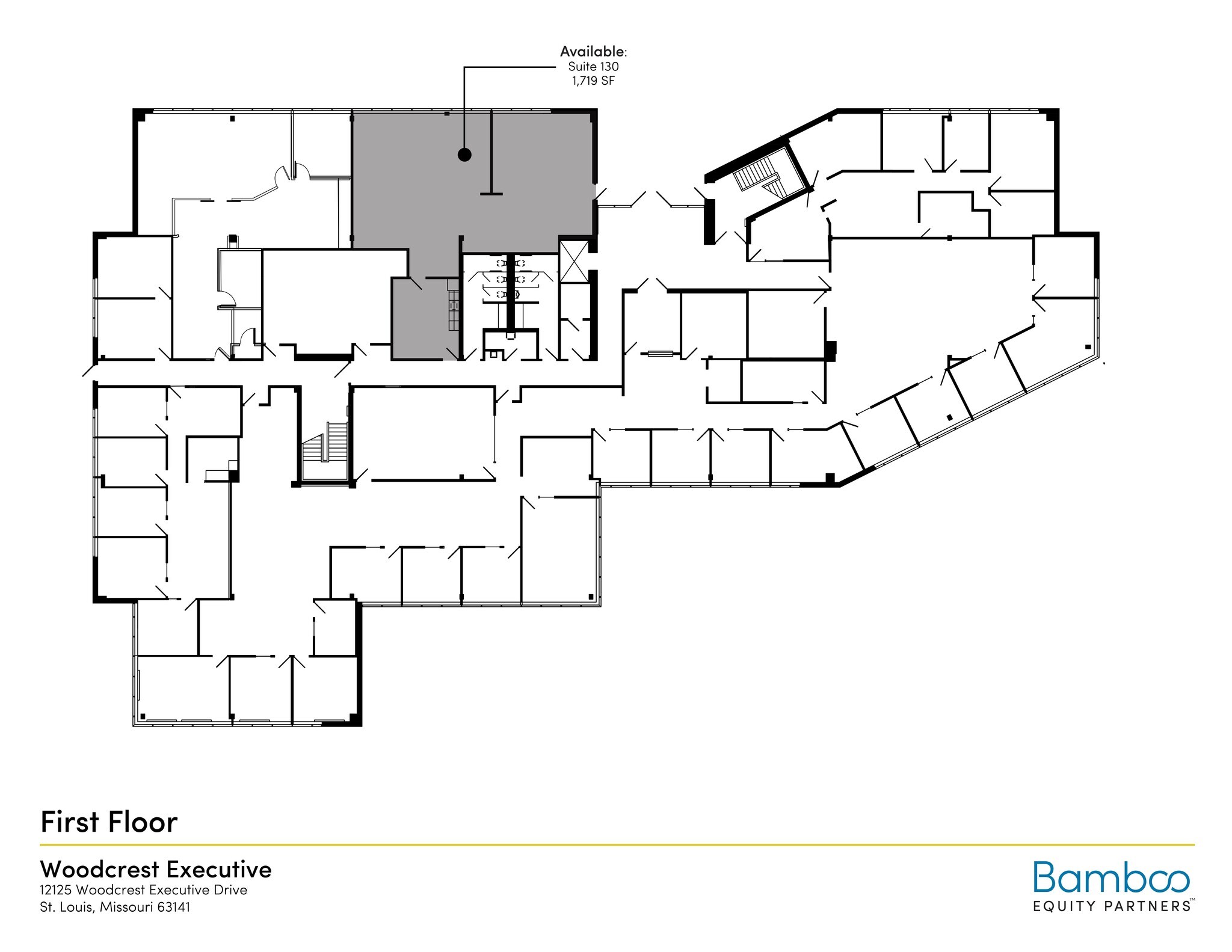 12125 Woodcrest Executive Dr, Saint Louis, MO à louer Plan de site– Image 1 sur 14