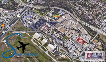 11523 Jones Maltsberger Rd, San Antonio, TX - VUE AÉRIENNE  vue de carte