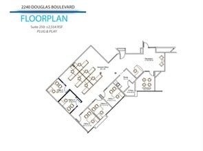 2240 Douglas Blvd, Roseville, CA à louer Plan d’étage– Image 1 sur 1