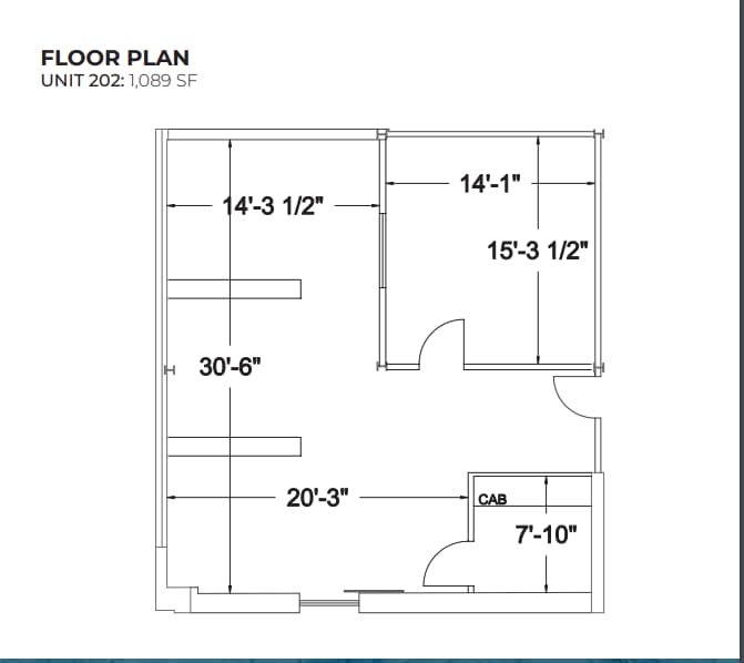 100 Ahrens St W, Kitchener, ON à louer Plan d’étage– Image 1 sur 6