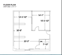 100 Ahrens St W, Kitchener, ON à louer Plan d’étage– Image 1 sur 6
