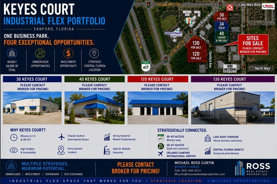 30, 40, 120, & 130 Keyes Ct. portefeuille de 4 biens à vendre sur LoopNet.fr - Photo de l’immeuble – Image 1 sur 70