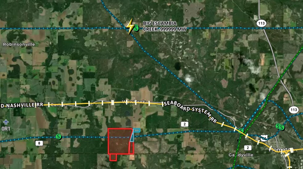 Sam Jones rd, Atmore, AL à vendre - Aérien – Image 3 sur 5