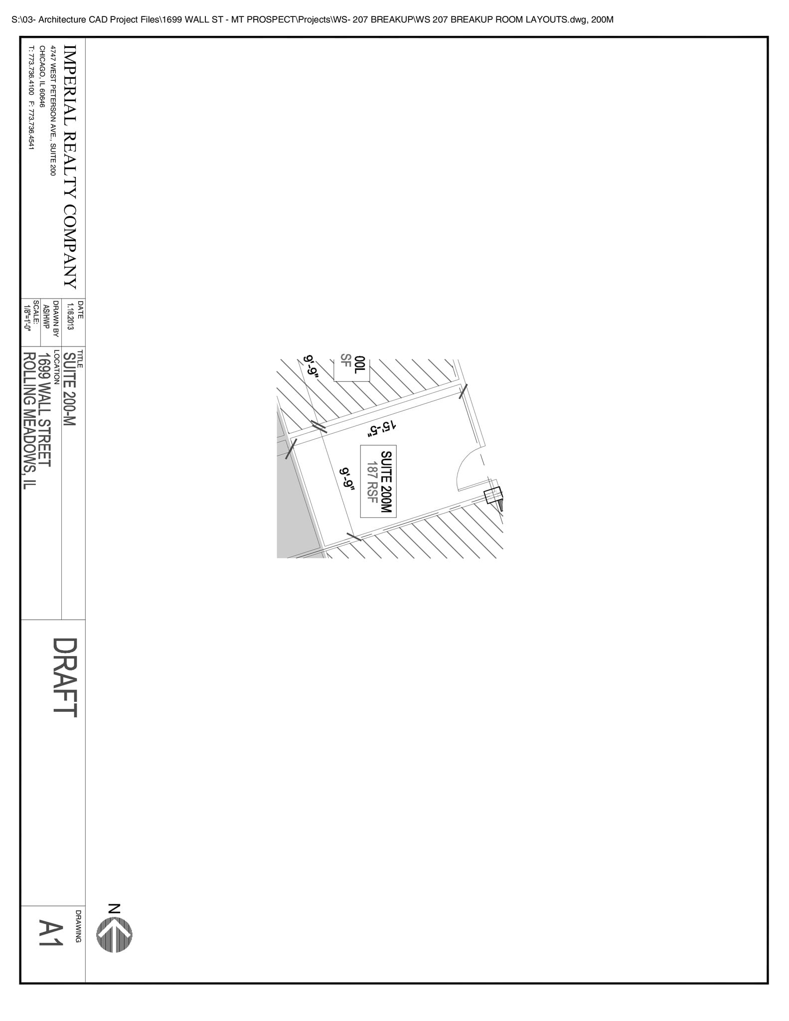 1699 Wall St, Mount Prospect, IL à louer Plan de site– Image 1 sur 1