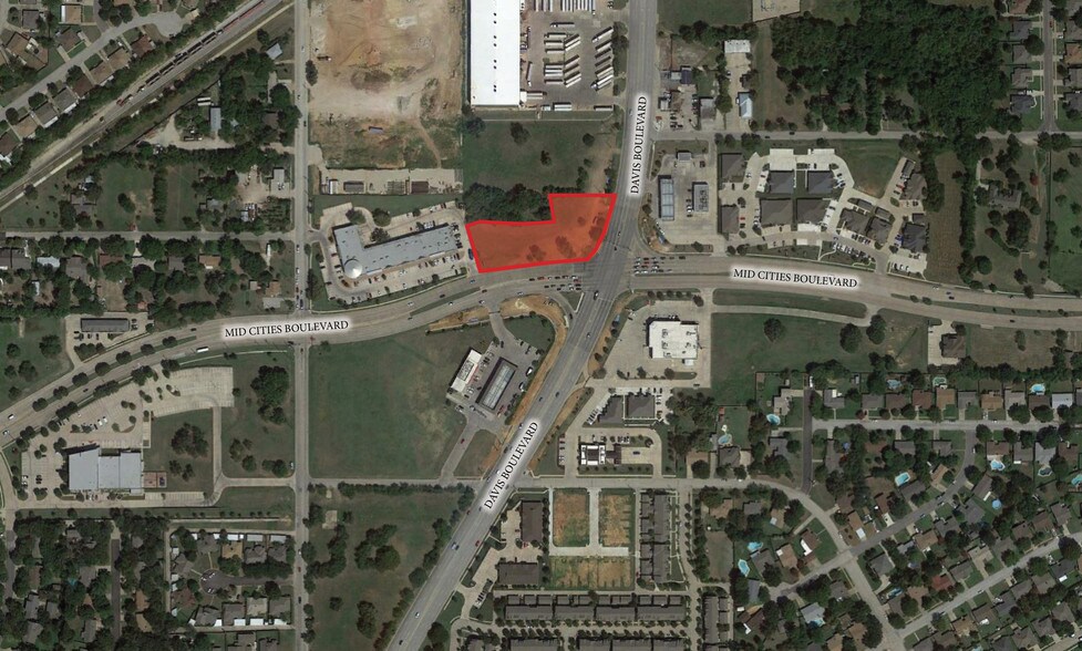 7901 Mid Cities Blvd, North Richland Hills, TX à vendre - Aérien – Image 2 sur 3
