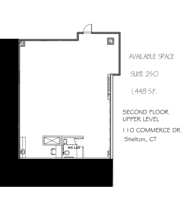 100-110 Commerce Dr, Shelton, CT à louer Plan d’étage– Image 1 sur 1
