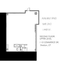 100-110 Commerce Dr, Shelton, CT à louer Plan d’étage– Image 1 sur 1