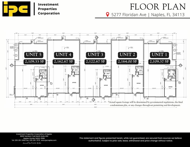 5277 Floridan Ave, Naples, FL à vendre - Plan d’étage – Image 3 sur 17