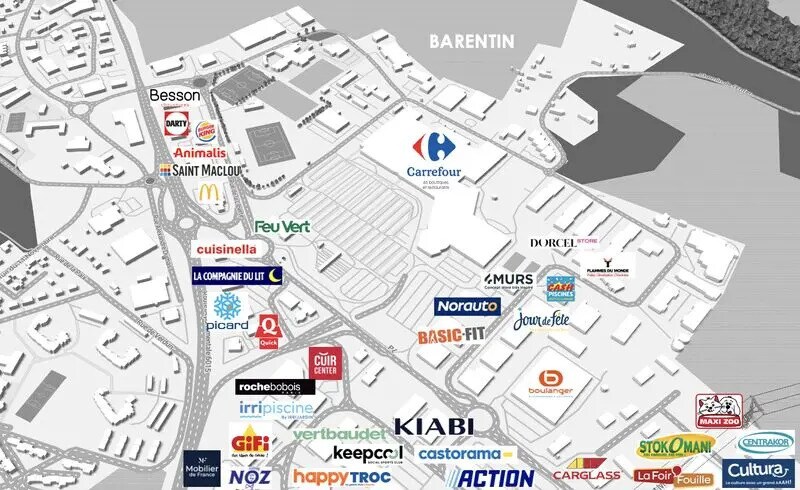 Local commercial dans Barentin à louer - Plan d’étage – Image 2 sur 2