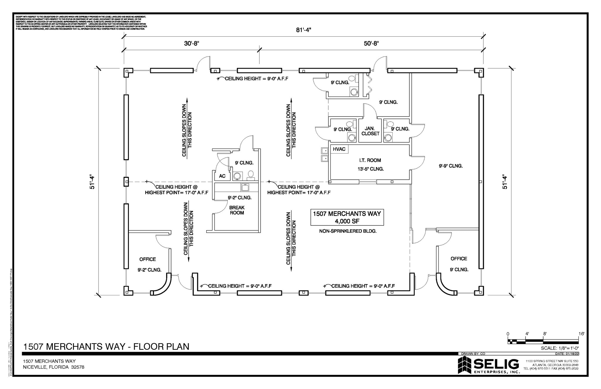 4506-4546 E Highway 20, Niceville, FL à louer Plan d’étage– Image 1 sur 1