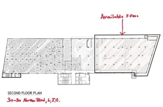 30-30 Northern Blvd, Long Island City, NY à louer Plan d’étage– Image 1 sur 1