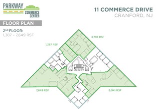 20 Commerce Dr, Cranford, NJ à louer Plan d’étage– Image 1 sur 1